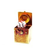 Vintage 14K Gold Sloan &amp; Co Enamel Mechanical Clown Jack in the Box Charm - £313.10 GBP