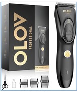 OLOV Professional Hair Clipper Cordless Trimmer With Adjustments - $48.61 CAD