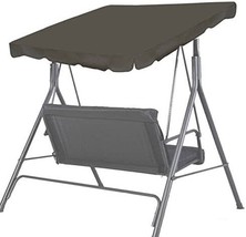 The Benefitusa Canopy Only 73&quot; X 52&quot; Outdoor Patio Swing Canopy Replacement - £24.74 GBP