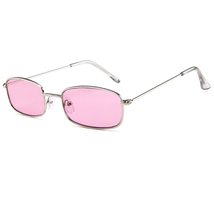 MIDEJACY Retro Rectangle Sunglasses for Women Men 90s 2000s Slender Squa... - £11.15 GBP