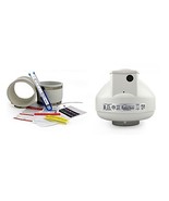 RadonAway RP145 Fan + Install Kit (Rubber couplings, dynameter and label... - €145,33 EUR