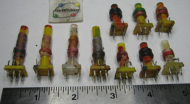 Inductor Coil Transformer Assorted Values Types Plastic Form - Used Pull... - $6.64
