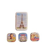 Lot of 4 Empty Tins Eiffel Tower, Mr. Rogers, Ruth Bader Ginsburg, Retir... - $23.03 CAD