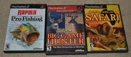 Lot of 3 PlayStation 2 PS2 Hunting Games - £17.65 GBP