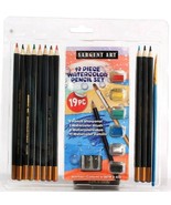 1 Pack Sargent Art 19 Piece Watercolor Pencil Set Non Toxic - £12.76 GBP