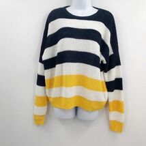 NEW Polo Ralph Lauren Women's Size Large Stripe Long Sleeve 100% Linen S... - $70.00