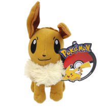 Nintendo Pokemon  Eevee Plush Toy  7 inches . NWT Official Soft - £12.33 GBP
