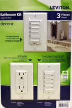 Leviton 3Pc. Switch Kit  Dimmer GFCI Digital Timer  Electrical Dimmer Lighting - $38.71
