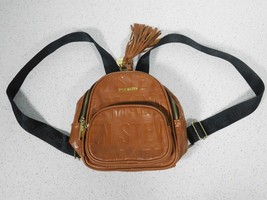 Steve Madden Signature Mini Cognac Brown Backpack - £29.75 GBP