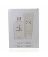 Calvin Klein CK One 6.7oz 200ml EDT + Lotion Men Women Unisex 2 PC GIFT SET - $150.43 CAD