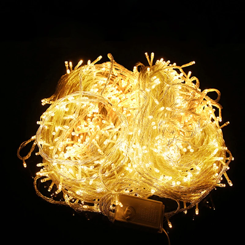 Led String Lights 30M 300 LED Indoor and Outdoor Holiday Fairy Light AC 110V 220 - £95.14 GBP