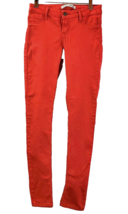 Refuge Denim Pants Skinny Jeans size 2 Red Stretch - $7.00