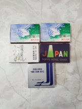Lot Of 5 Matchboxes From Japan And South Korea - $14.95
