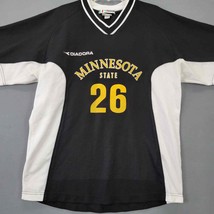 Diadora Mens Shirt Size M Black White Minnesota State 26 Short Sleeve V-... - £9.16 GBP