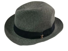 Who Ced Solid Textured Fedora Hat Gray Grey - Men&#39;s Size Medium Who Ced - £22.20 GBP
