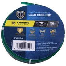 Tru-guard 641941 Pvc Coated Wire Green, 5/32&quot; X 50&#39;, Green - $36.69