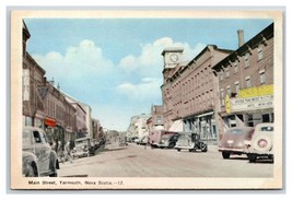 Main Street View Yarmouth Nova Scotia NS Canada UNP WB Postcard S5 - £3.92 GBP