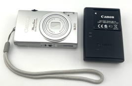 Canon Power Shot Elph 110 Hs Digital Camera 16.1MP Silver Ixus 125 Tested - $435.40