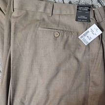 NWT Jos A Bank Men&#39;s Travelers 100% Wool Traditional Dress Pants 48x32 N... - $38.99