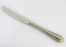 Gorham Silver Gold Tip Golden Melon Bud  Dinner Knife, Made in Korea - £15.82 GBP