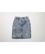 Vintage 90s Streetwear Womens Size 8 Distressed Acid Wash Denim Jean Ski... - $816.14 MXN