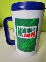 Aladdin Mountain Dew - Pepsi Diet Pepsi Soda Travel Mug With Lid Vintage... - $44.09