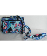 Vera Bradley Women Purse Shoulder Bag Handbag LITTLE HIPSTER LOTUS FLOWE... - $59.06