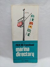 Vintage 1971 Pier 66 Franchised Marina Directory Brochure - £25.63 GBP