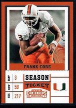 2017 Panini Contenders Draft Picks Season Ticket #39 Frank Gore NM-MT ID:24293 - $1.67