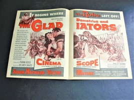 Demetrius and the Gladiators-1954 film-Victor Mature -Large Page Movie Ad. - £6.55 GBP