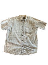 Woodrich Button Down Collared Shirt Short Sleeve Size Large - £13.02 GBP