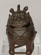 Chinese bronze Foo Lion Miniature Censor - £19.61 GBP