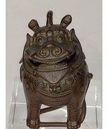 Chinese bronze Foo Lion Miniature Censor - £19.46 GBP