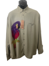 NWT PUCHO IGLESIAS XL/5 Vintage Artist designed men&#39;s rare shirt parrots... - £304.05 GBP
