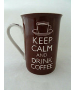Kent Pottery tea mug KEEP CALM AND DRINK COFFEE - $13.56 CAD