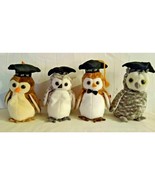 Ty Beanie Babies Graduation Owls Series (1998 - 2001) Lot of 4 - $16.28 CAD