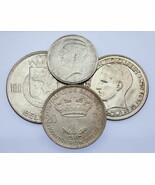 1910-1958 Belgium Franc-100 Francs Lot of 4 (XF-AU) KM# 73.1, 105, 151.1... - $91.63 CAD