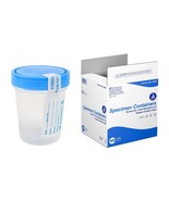 Dynarex Specimen Containers Sterile Bulk Packaged Clear with Blue Lid 4 ... - $29.14