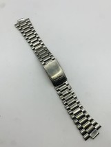 Vintage seiko stainless steel watch ￼strap,used.9mm/21mm-1970s(VE-22) - £9.37 GBP