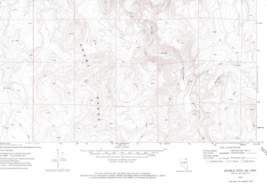 Double Mtn. SE, Nevada 1971 Vintage USGS Topo Map 7.5 Quadrangle Topogra... - $23.99