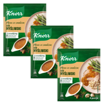 Knorr Jager Sauce / Hunter / Mysliwski powdered Sauce-3 pc.FREE SHIP - $203.96 MXN