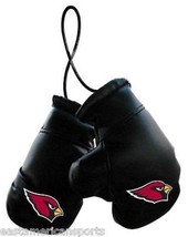 Arizona Cardinals NFL Boxing Gloves Car Auto Decoration Mirror Hanging Ornament - $8.99