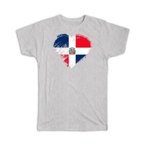 Dominican Heart : Gift T-Shirt Dominican Republic Country Expat Flag - £14.15 GBP+