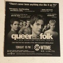 Queer As Folk TV Guide Print Ad Hal Sparks TPA6 - £4.64 GBP
