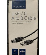 6&#39; Insignia USB 2.0 A to B Cable Printers Scanner and other Peripherals ... - $9.38 CAD
