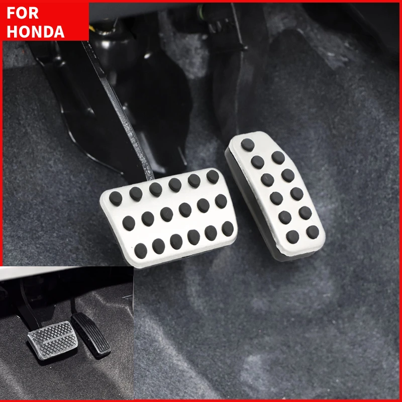 Car pedals gas accelerator brake pedal cover for honda vezel hrv hr v 2015 2023 fit thumb200