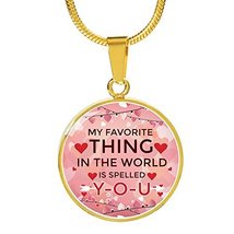 Express Your Love Gifts My Favorite Thing in The World Handmade Stainless Steel  - £47.33 GBP