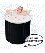 Portable Ice Baths Inflatable Air Ring PVC Bath Bath Household Bath Tub Holder F - $90.00 - $105.00