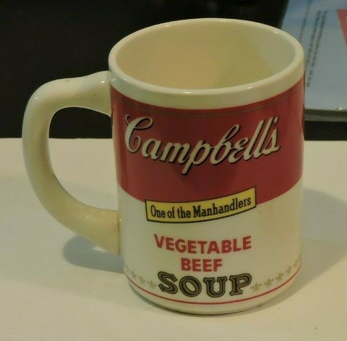 Vintage Campbell Soup Mug Vegetable Beef One of the Manhandlers - $12.82