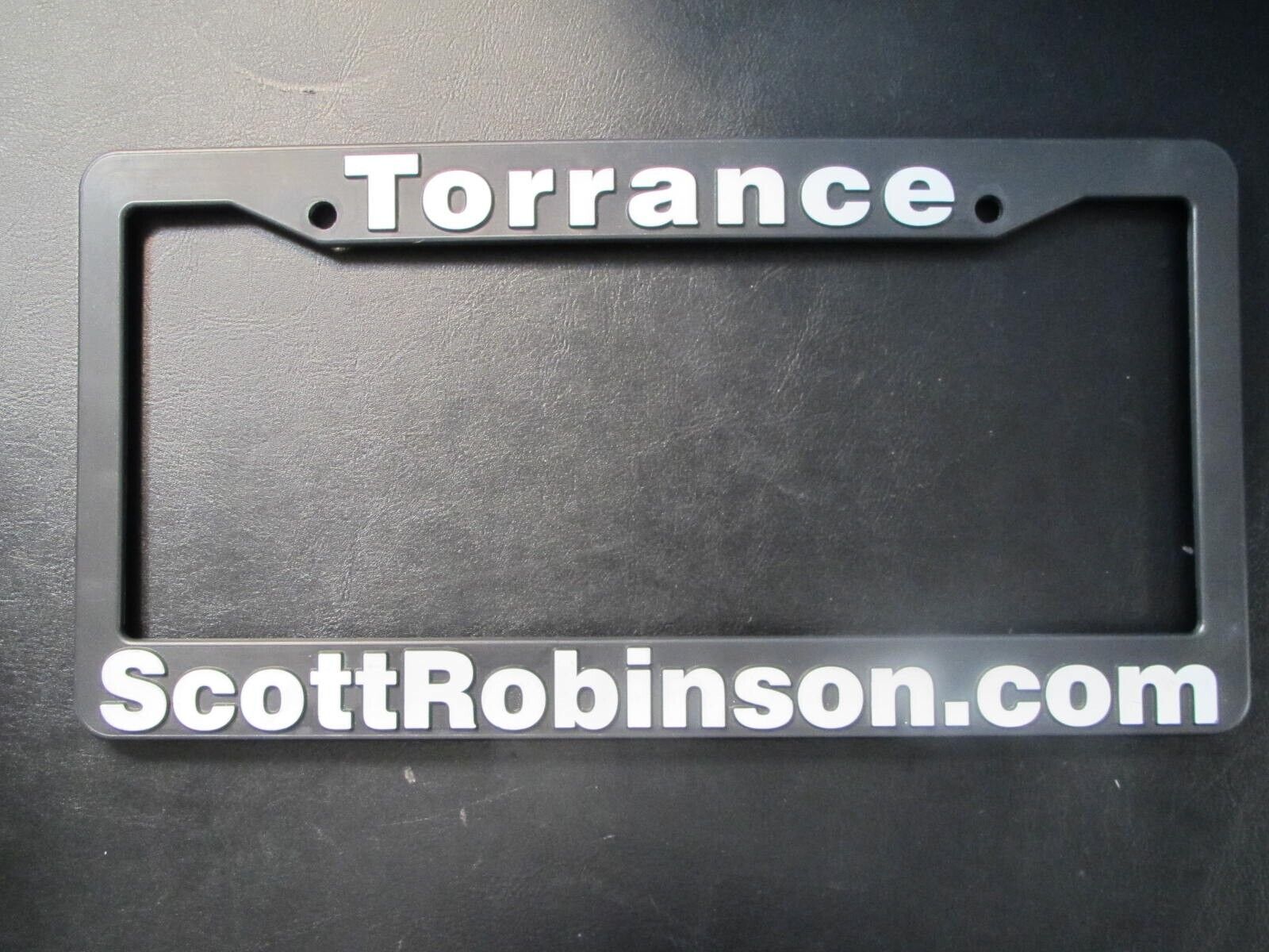 Torrance ScottRobinson License Plate Frame Dealership Plastic - $23.10